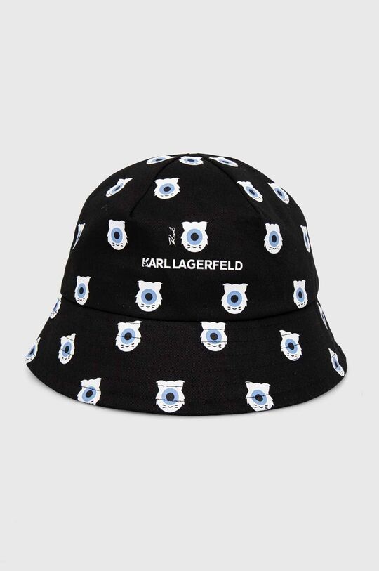 

Хлопковая шапка Karl Lagerfeld, черный