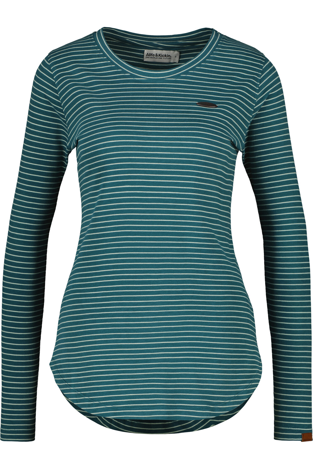 

Лонгслив alife and kickin, Langarmshirt LeaAK Z, цвет tidal teal