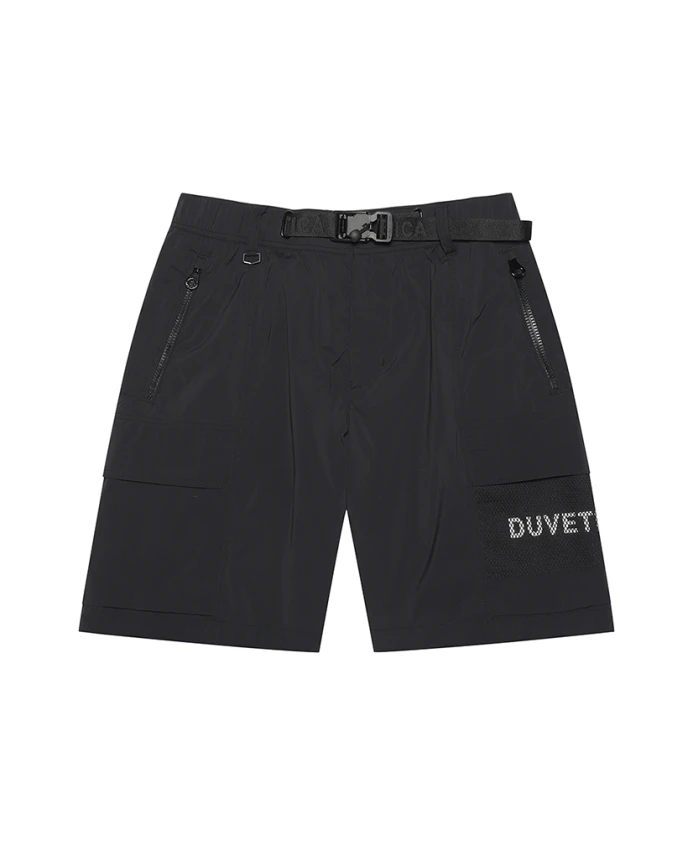 

Брюки из эластичной кордуры с логотипом Duvetica, черный