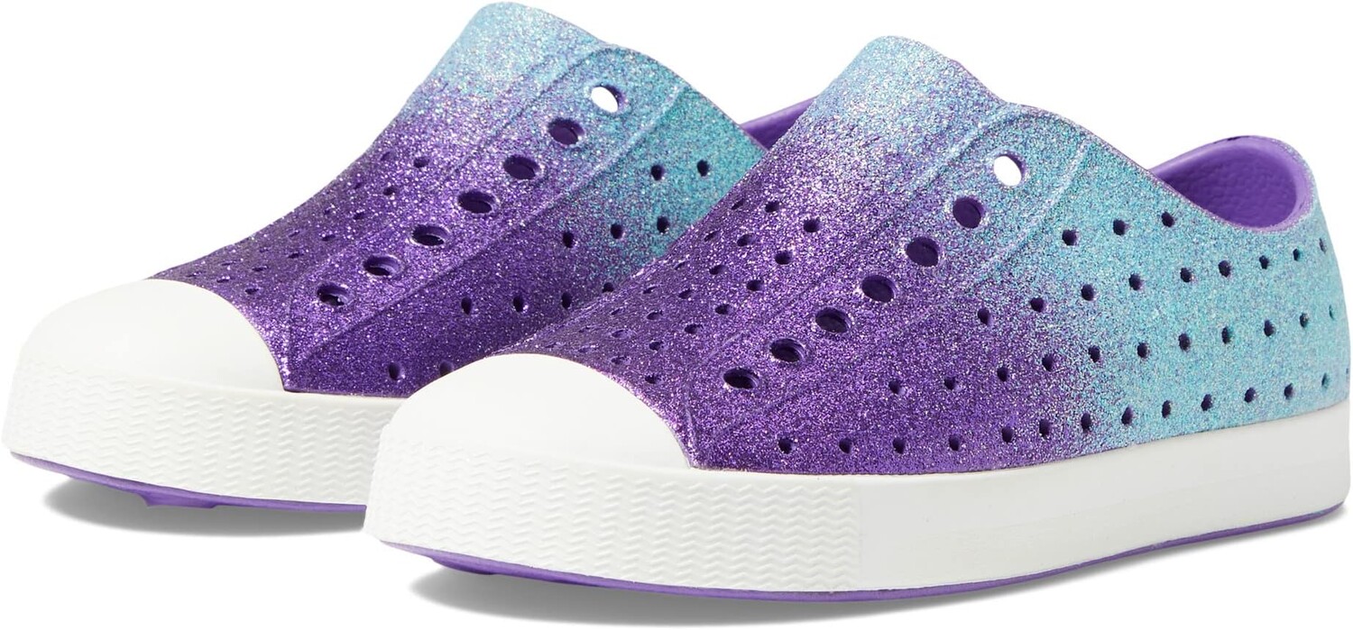 

Кроссовки Jefferson Bling Native Shoes Kids, цвет Saba Starfish Bling/Shell White