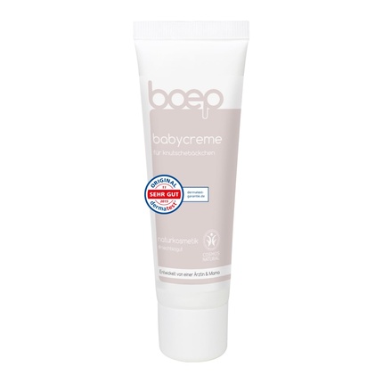 

boep Baby Cream Веганская натуральная косметика Крем для лица для младенцев и детей, рекомендованный акушерками, с органическим маслом календулы, ши и миндальным маслом, разработанным врачом и мамой, 50 мл