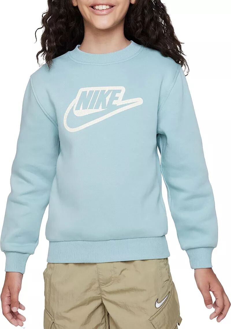 

Nike Kids' Sportswear Club+ Толстовка с флисовым круглым вырезом