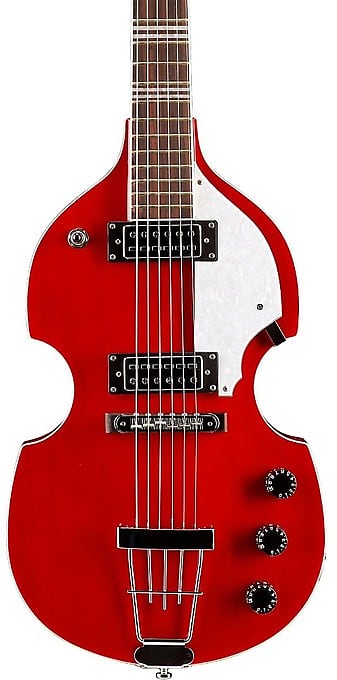 Электрогитара Hofner Violin 6 String Guitar HI-459-RD Red цена и фото
