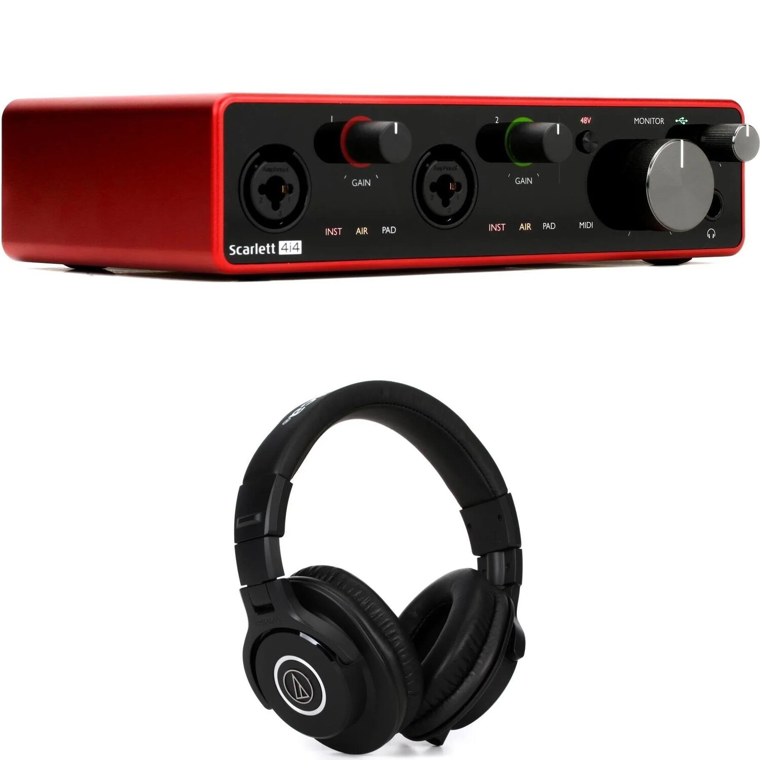 

Новый USB-интерфейс записи и наушники Focusrite Scarlett 4i4 3-го поколения