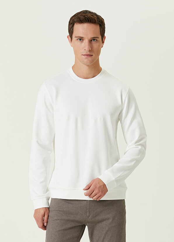 

Жаккардовый свитшот white goose Beymen