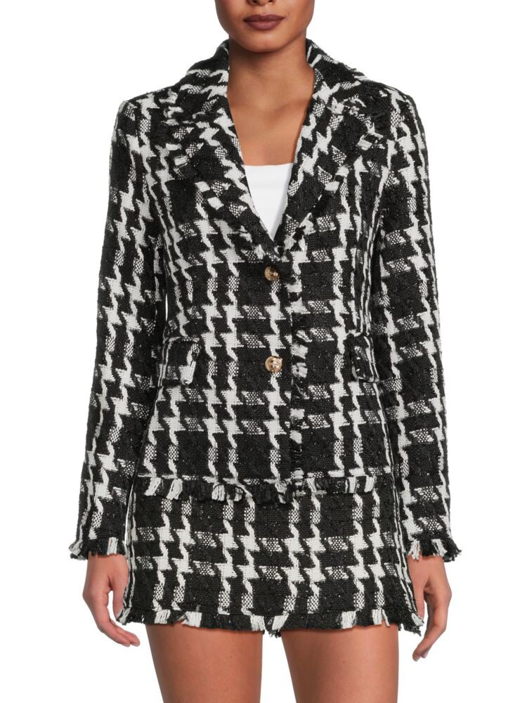 

Блейзер с узором Damon Walter Baker, цвет Black Multicolor