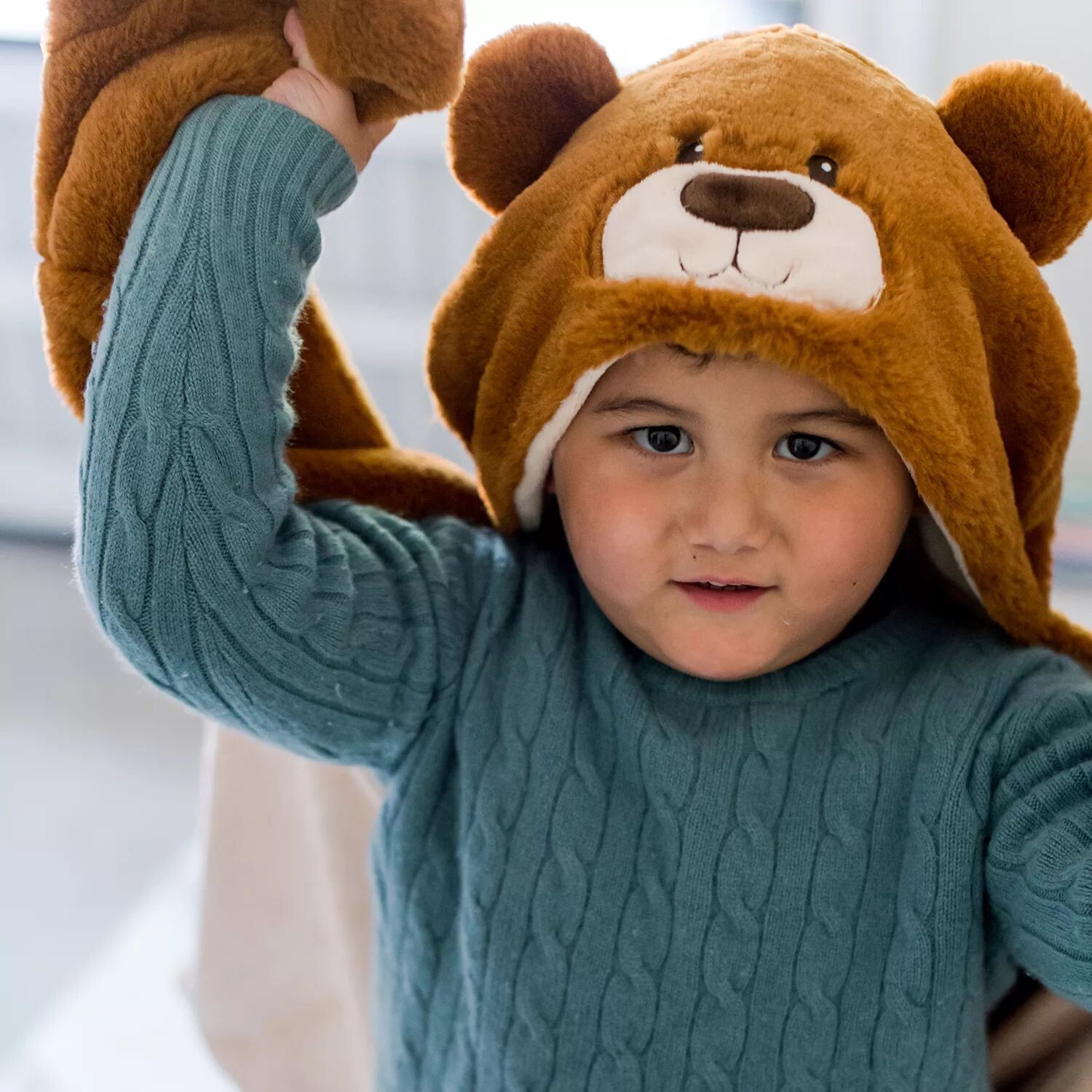 

Animal Adventure Wild for Style 2-в-1: накидка-трансформер в виде медведя и плюшевый приятель Animal Adventure