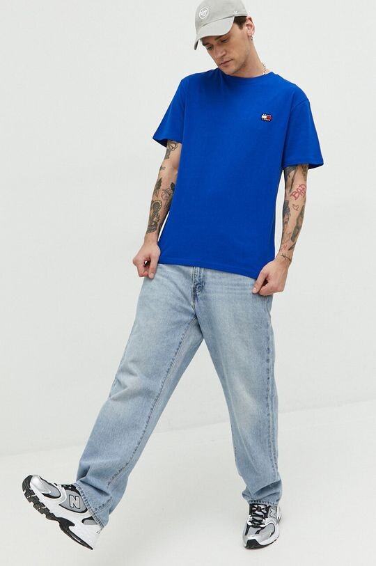 

Хлопковая футболка Tommy Jeans, синий