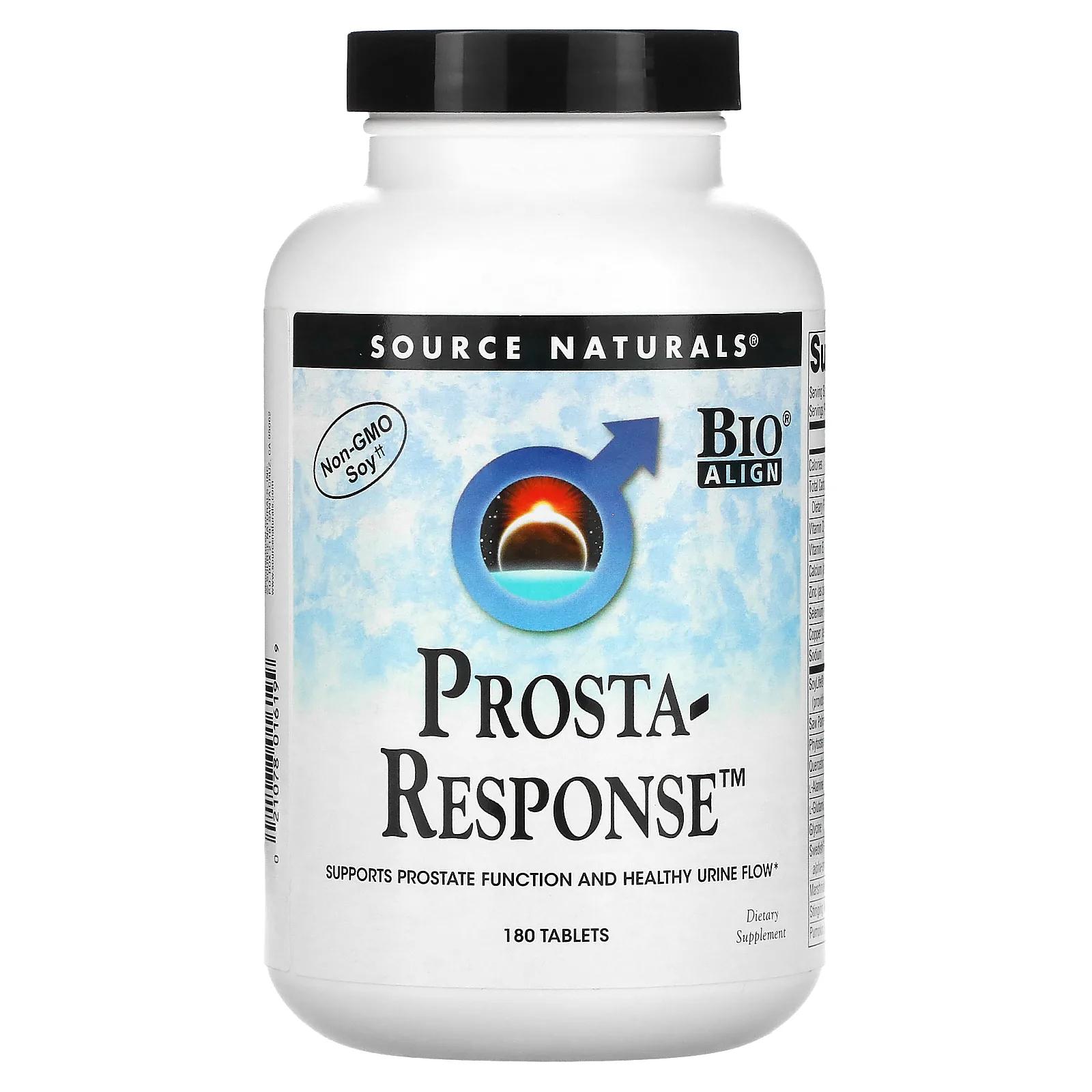 цена Source Naturals Prosta-Response от простатита 180 таблеток