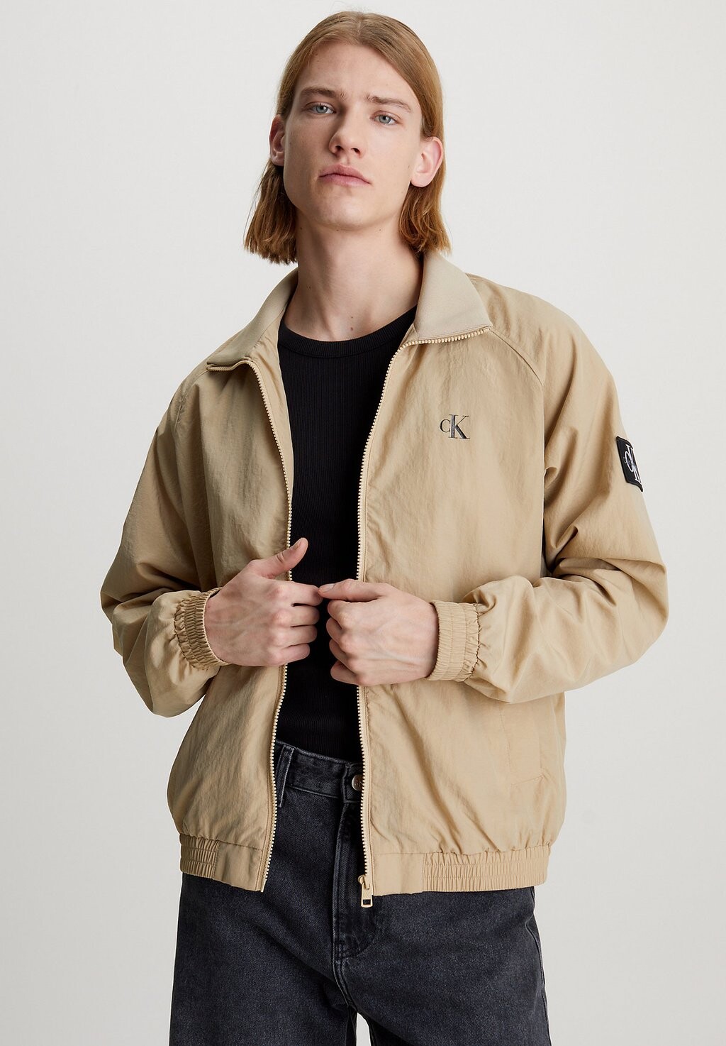 

Легкая куртка UNPADDED HARRINGTON Calvin Klein Jeans, цвет travertine