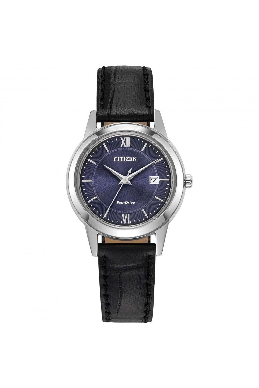 

Женские часы Eco-Drive с ремешком из нержавеющей стали — Fe1087-01L Citizen, синий