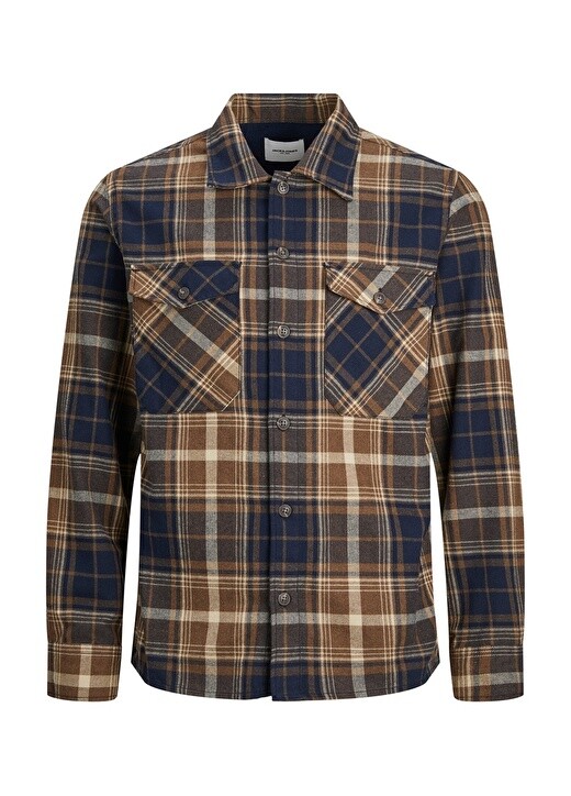

Стандартная коричневая мужская рубашка Jack & Jones