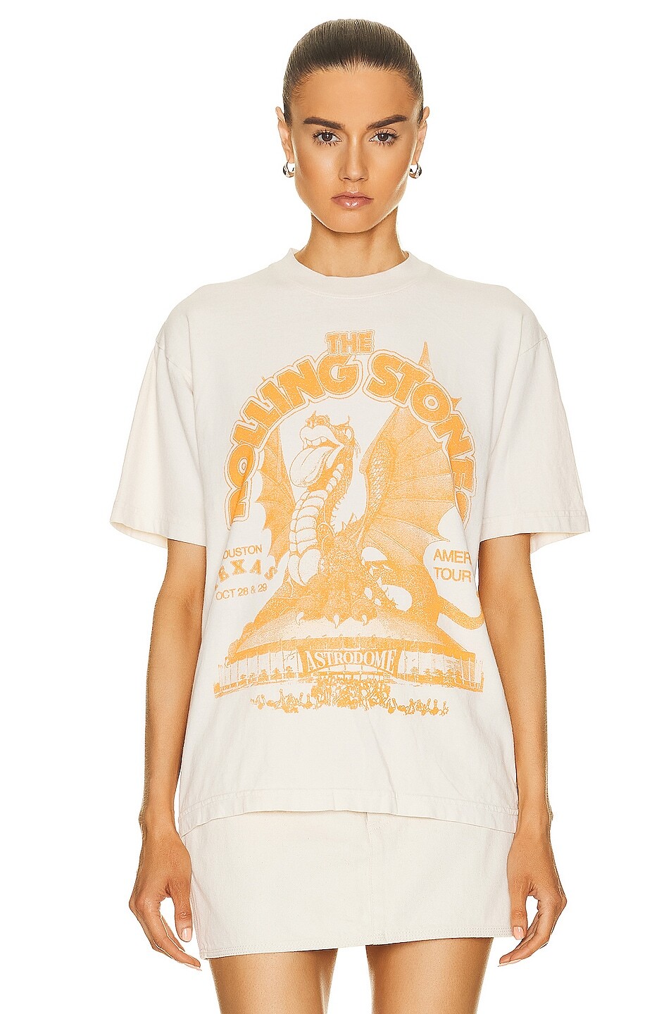 

Футболка Sixthreeseven The Rolling Stones Tour, цвет Washed White
