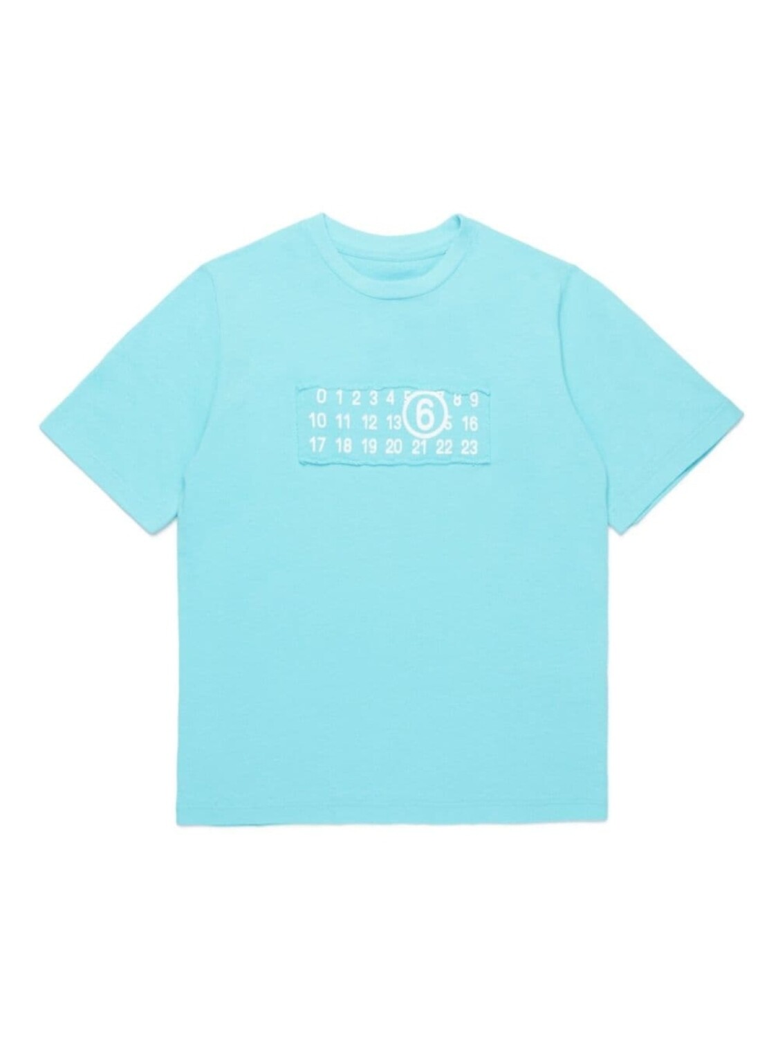 

MM6 Maison Margiela Kids футболка с логотипом, синий