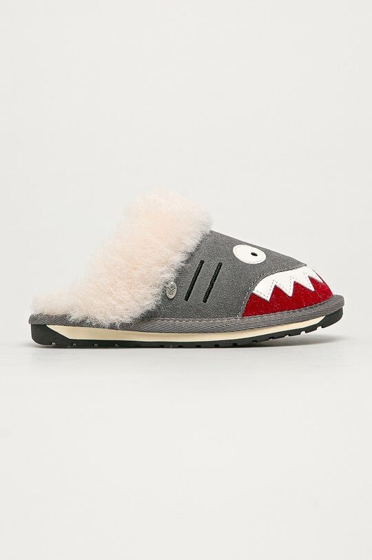 

Emu Australia - детские тапочки Shark Slipper, серый