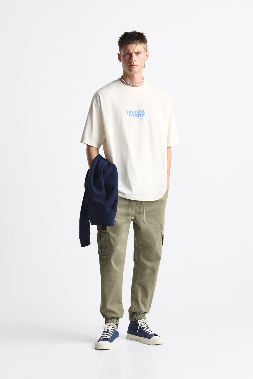 

Брюки карго ZARA, хаки
