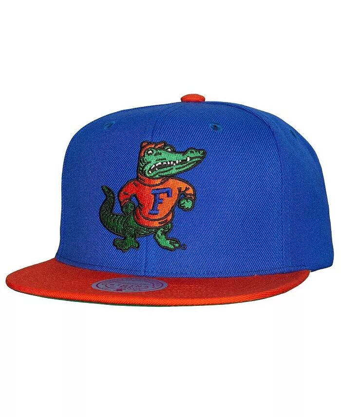 

Мужская двухцветная кепка Snapback 2.0 Royal, оранжевая Florida Gators Mitchell & Ness, синий