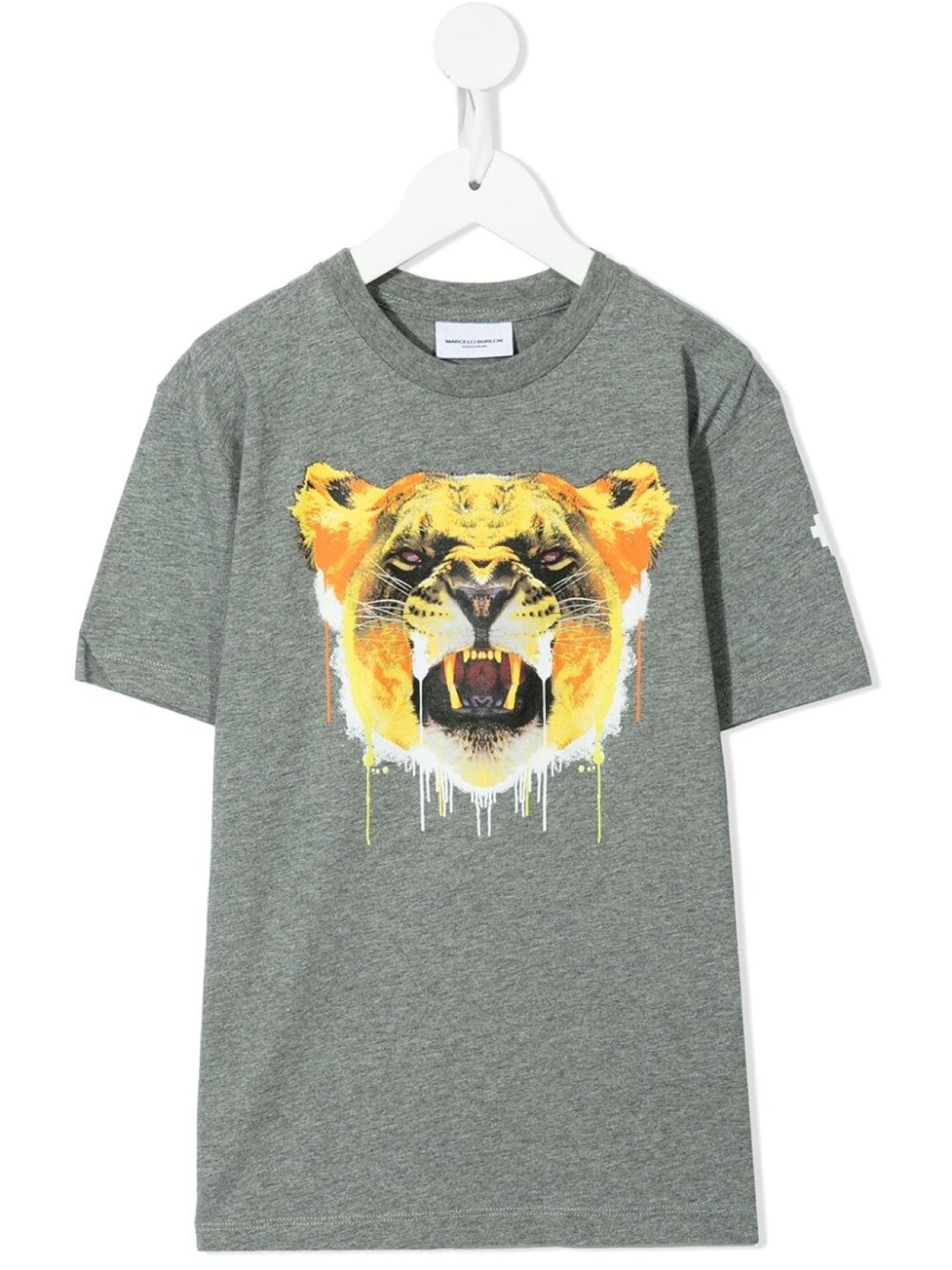 

Футболка с принтом Marcelo Burlon County Of Milan Kids, серый