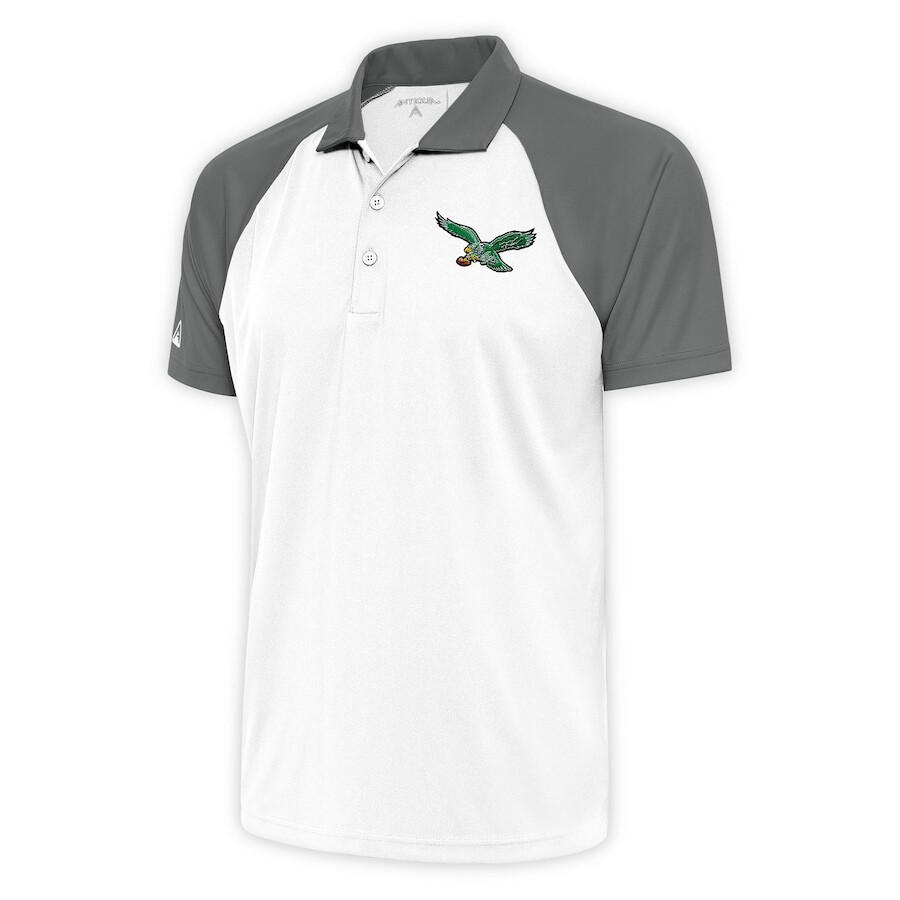 

Поло с коротким рукавом Antigua Philadelphia Eagles, белый