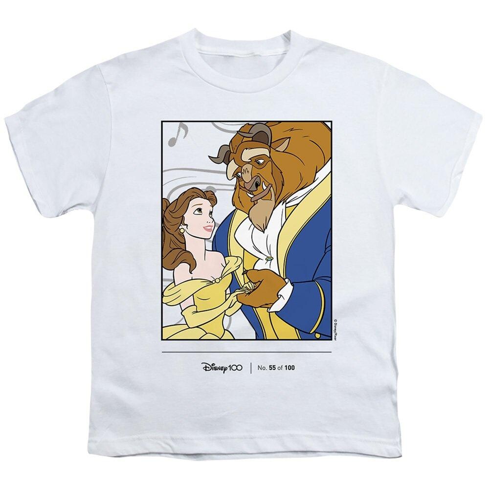 

Футболка Disney 100 Limited Edition в честь 100-летия Красавицы и Чудовища, белый