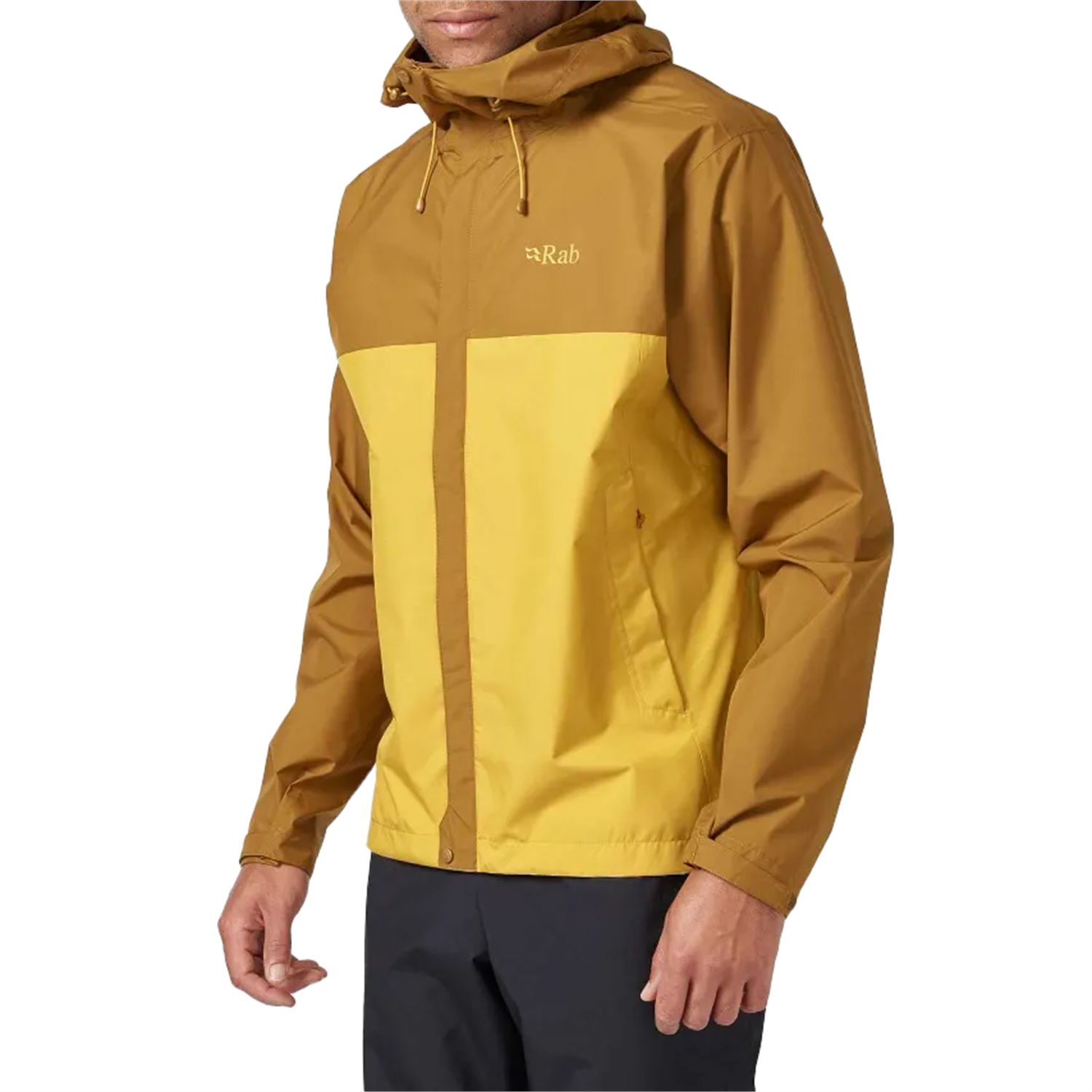 Куртка Rab Downpour Eco, цвет Footprint/Sahara