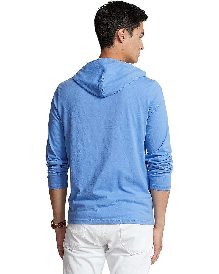 

Футболка Polo Ralph Lauren Jersey Hooded T-Shirt, цвет Summer Blue