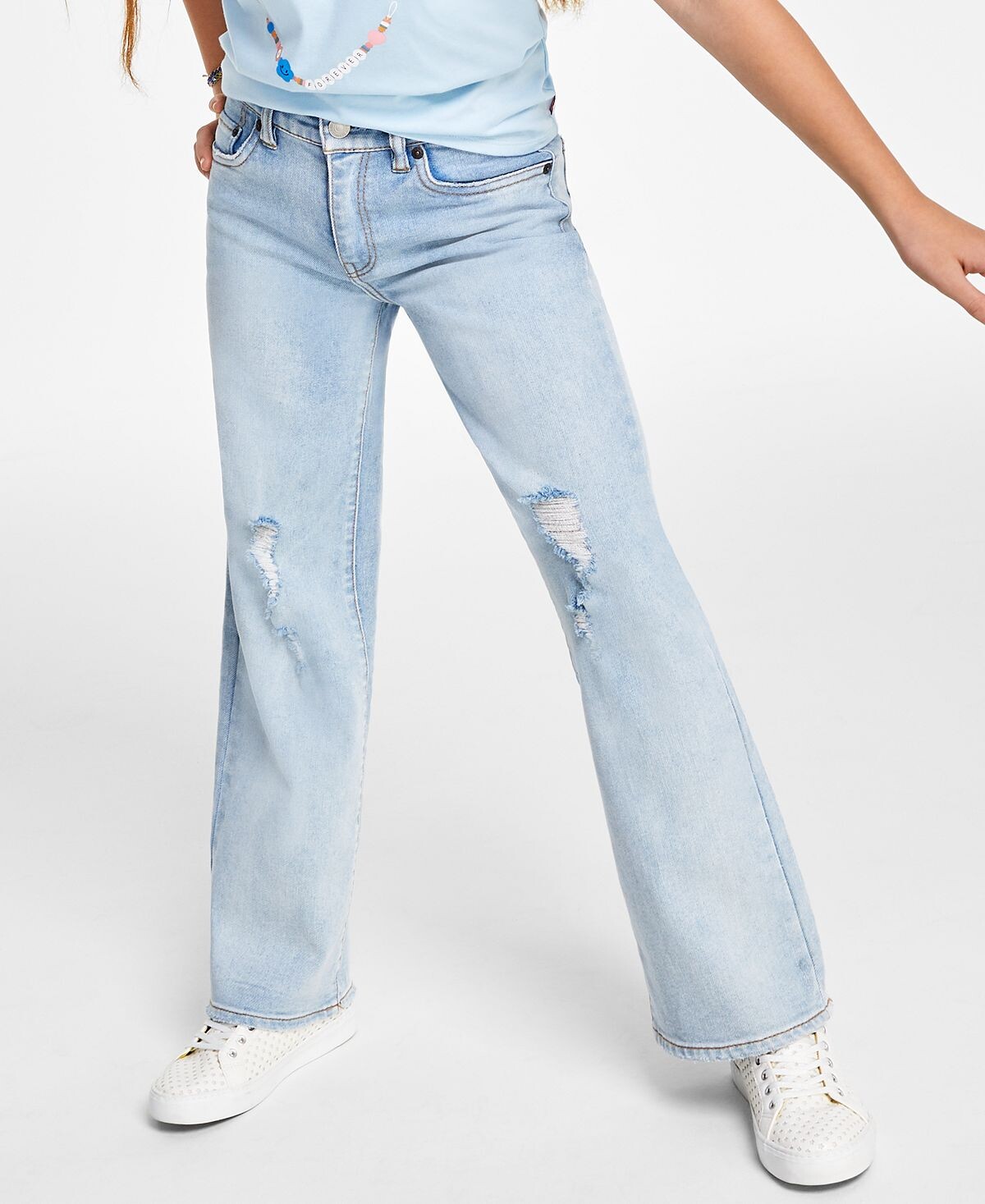 

Широкие джинсы для больших девочек Levi's