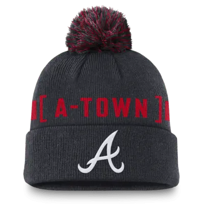 

Шапка Nike Atlanta Braves Hometown Peak, темно-синий
