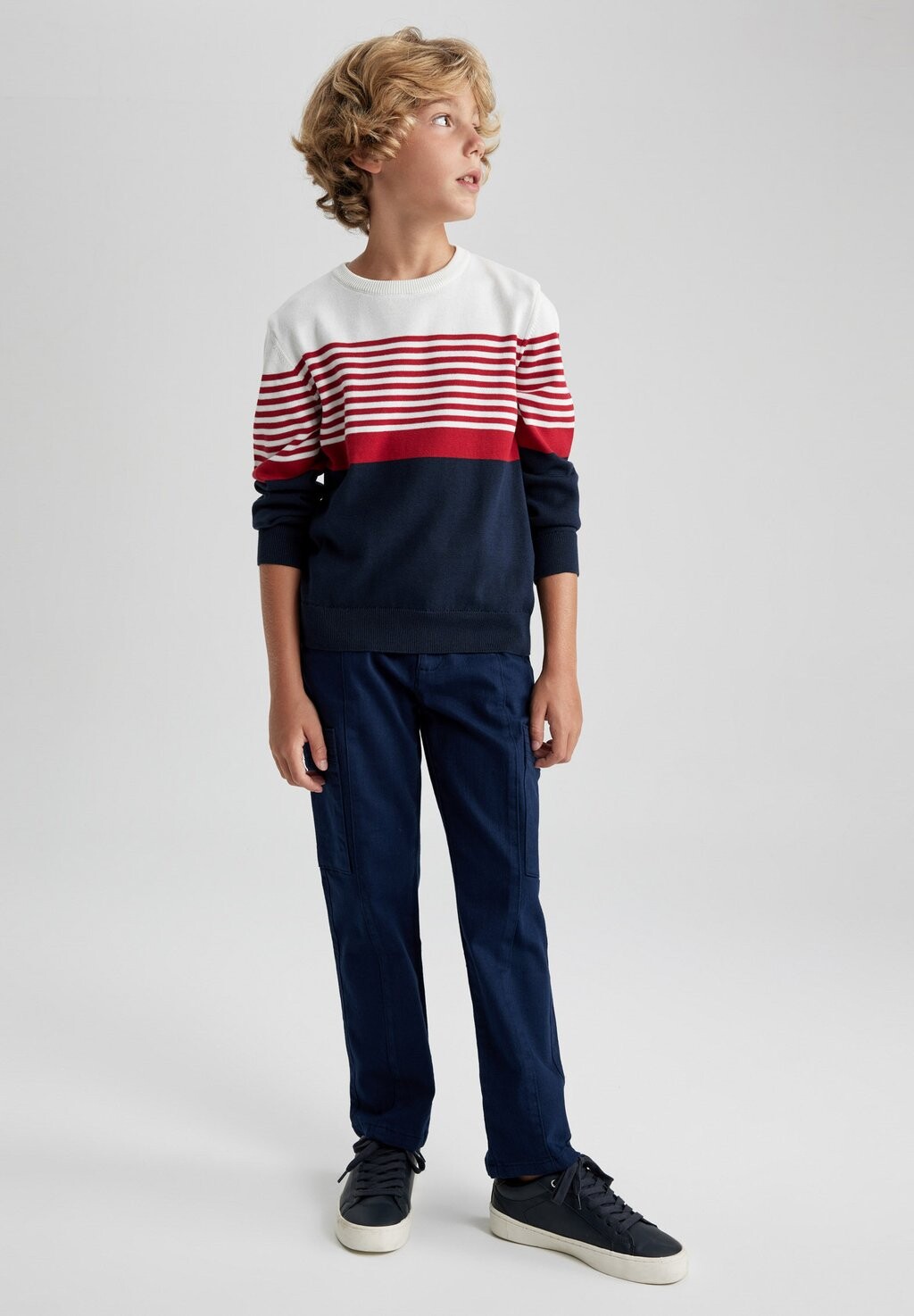 

Вязаный джемпер REGULAR FIT DeFacto, цвет navy