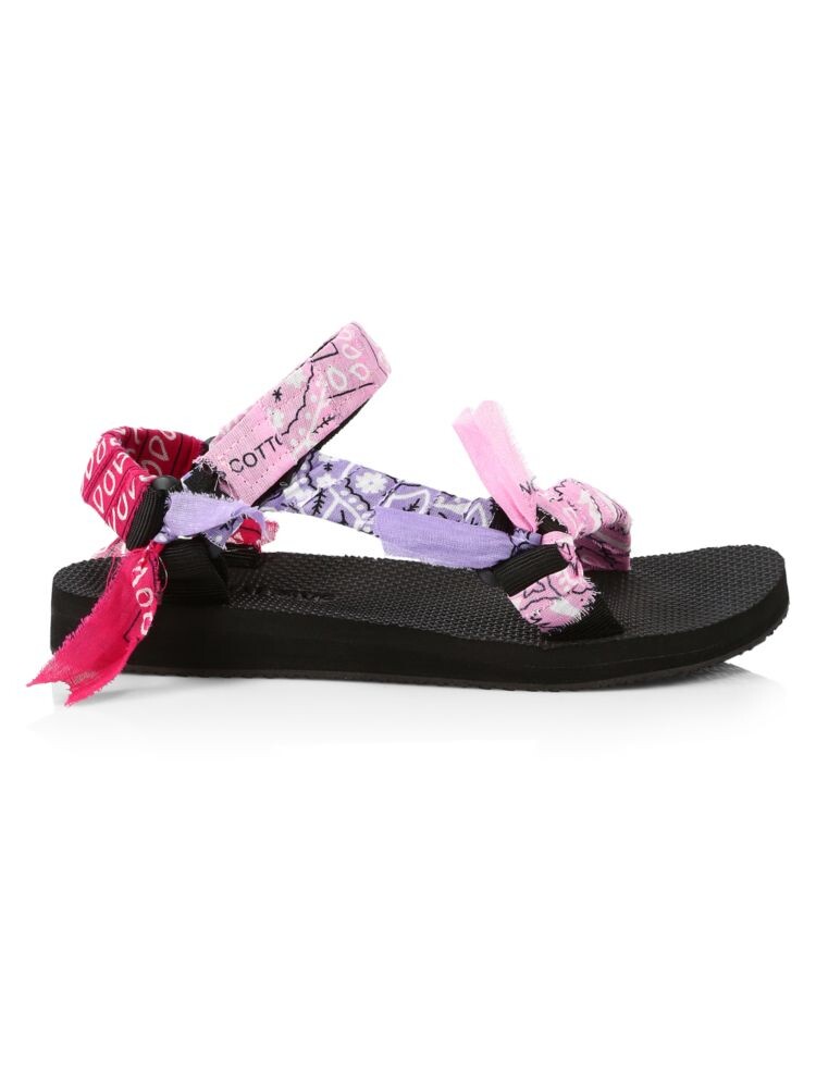

Сандалии-банданы Trekky с цветными блоками Arizona Love, цвет Pink Multicolor
