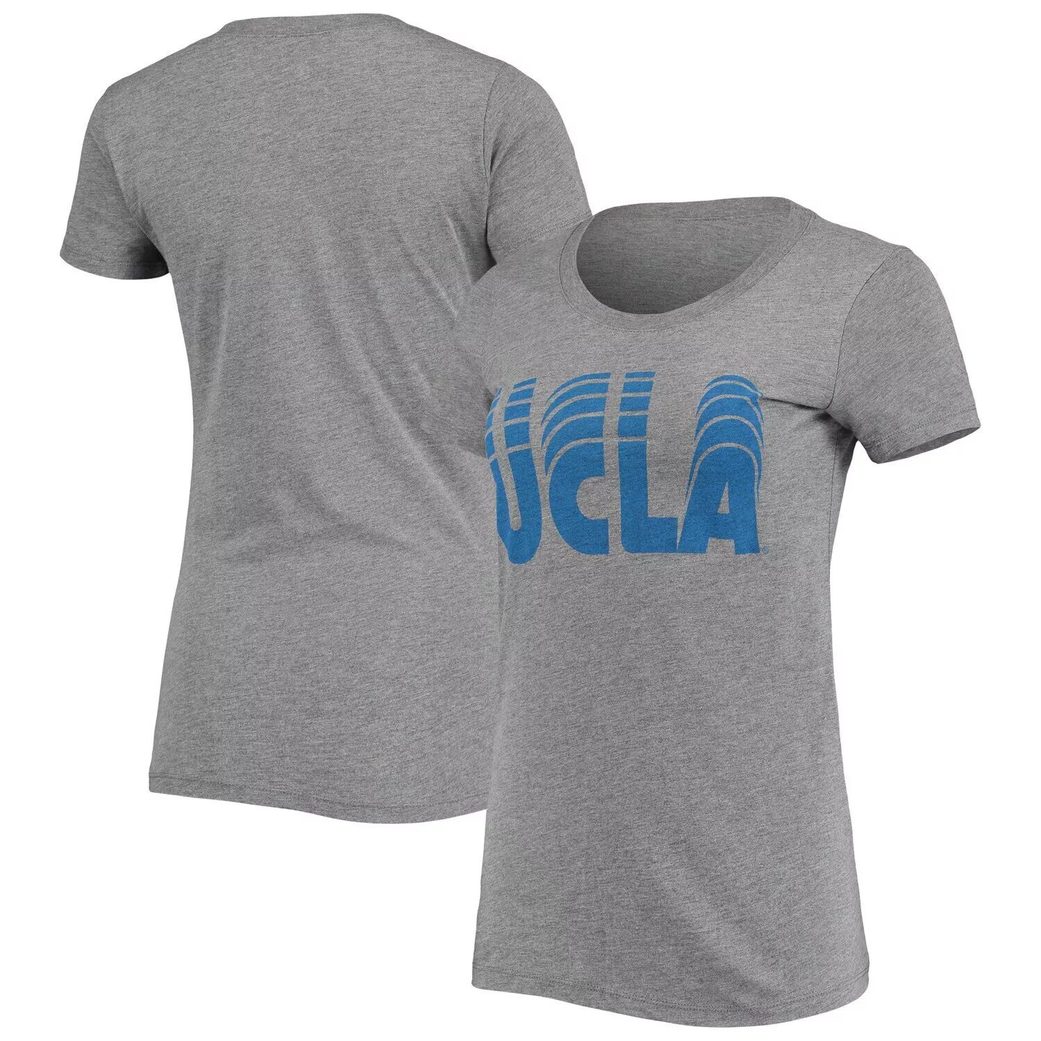 

Женская серая футболка Homefield Heathered UCLA Bruins Vintage Tri-Blend