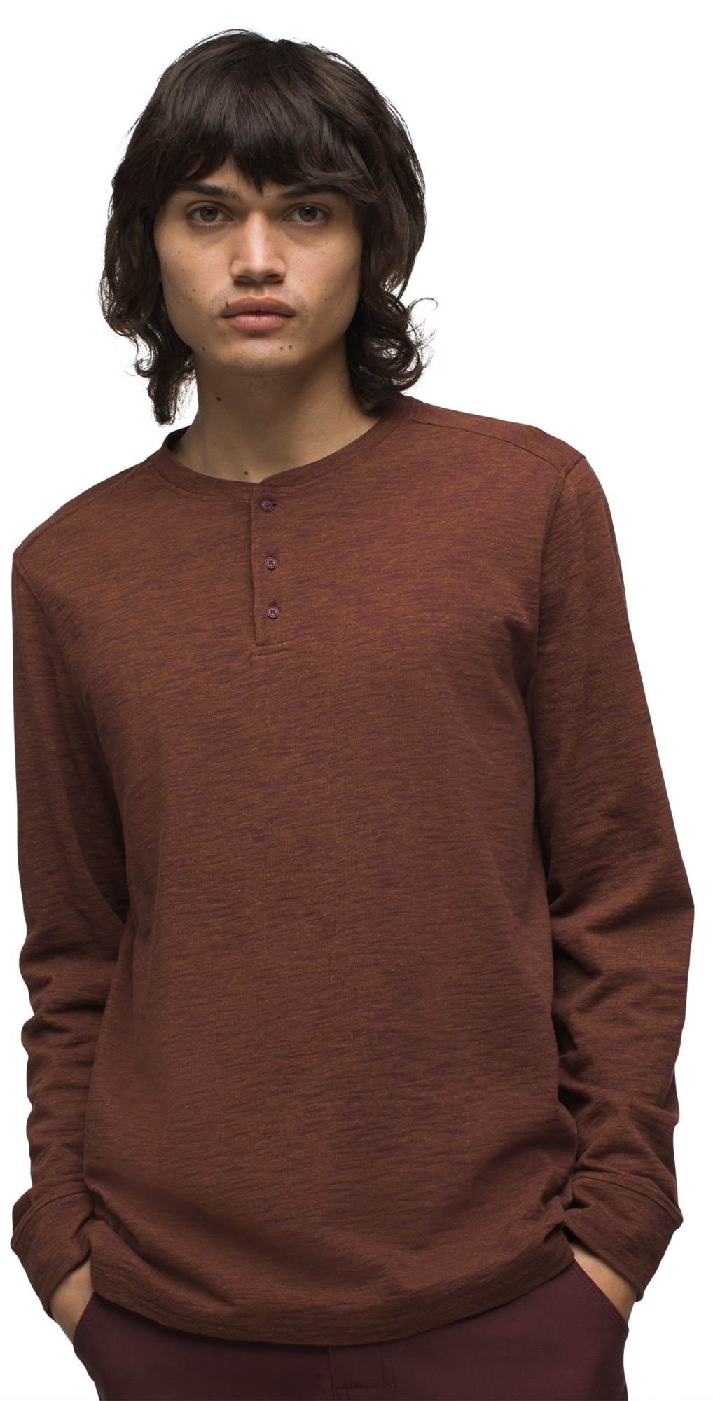 Рубашка Ronnie Henley II — мужская prAna, коричневый