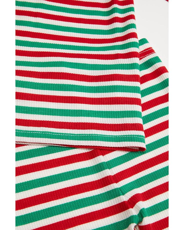 Пижамный комплект Pajamarama Team ELF Long PJ Set, цвет Red/Green/White Stripe