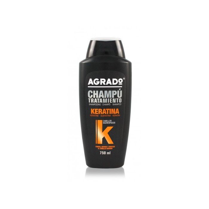 шампунь для волос увлажняющий maxwell keratin 250 ml Шампунь Champú Tratamiento Keratina Agrado, 750 ml