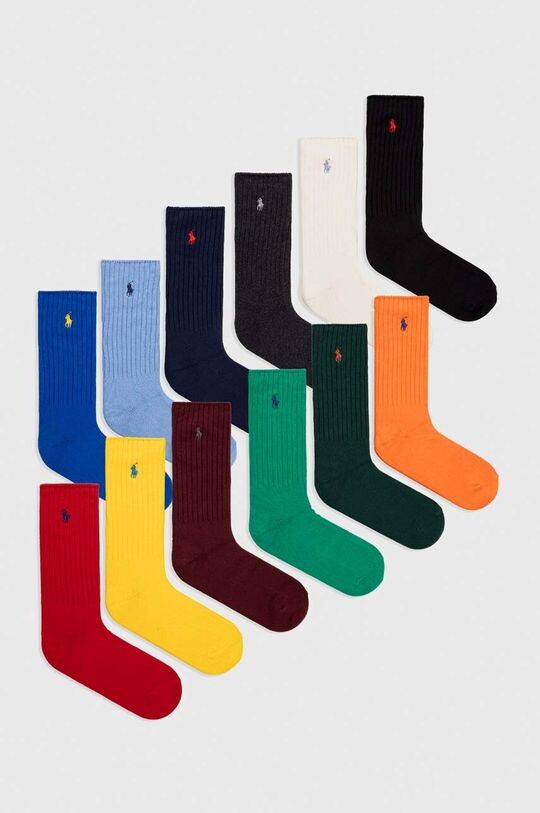 

Носки , 12 пар Polo Ralph Lauren, мультиколор