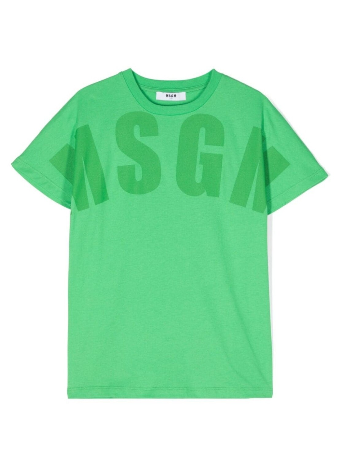 

MSGM Kids футболка с логотипом, зеленый