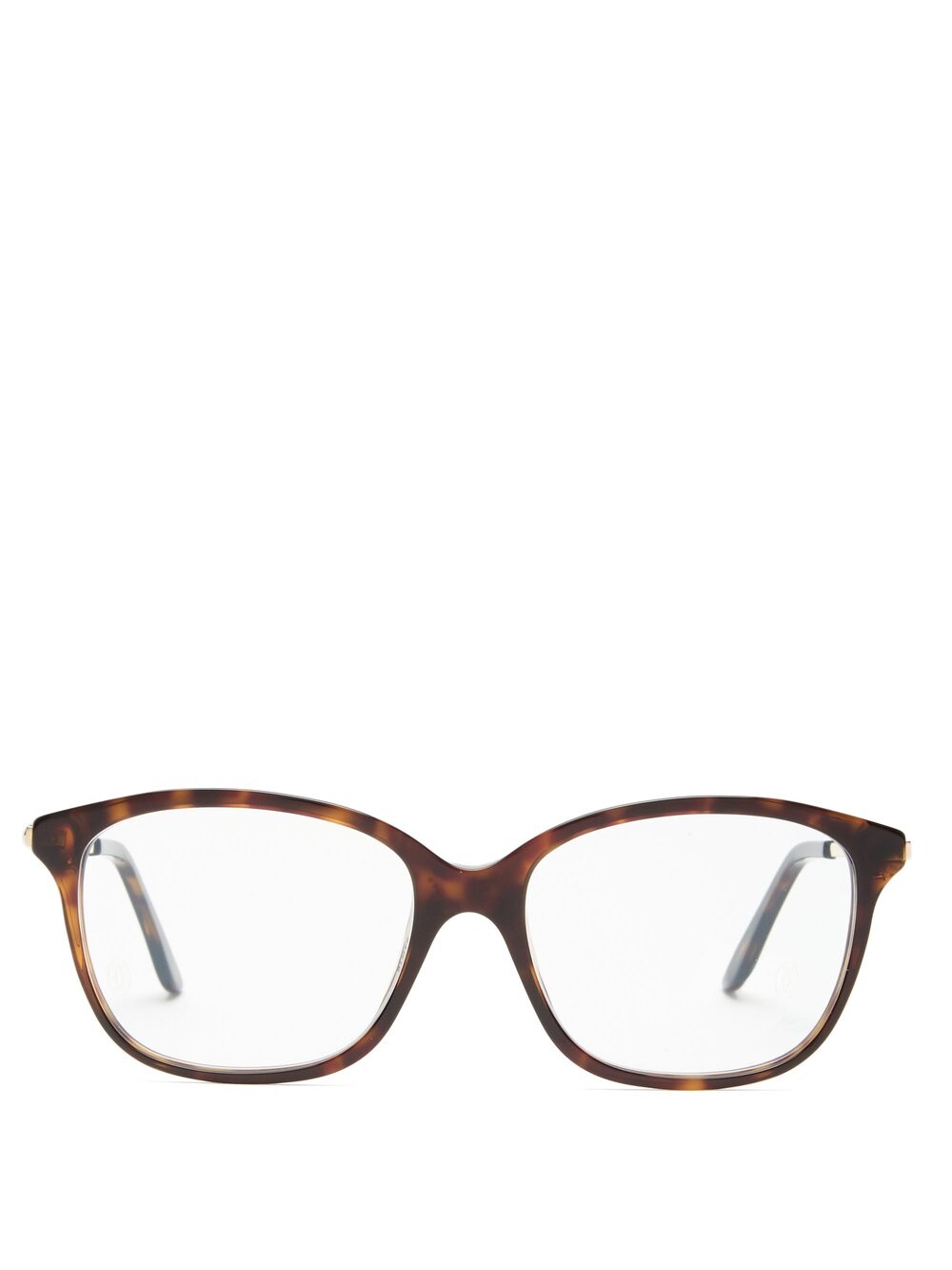 

Очки trinity квадратной формы из металла и ацетата Cartier Eyewear, коричневый
