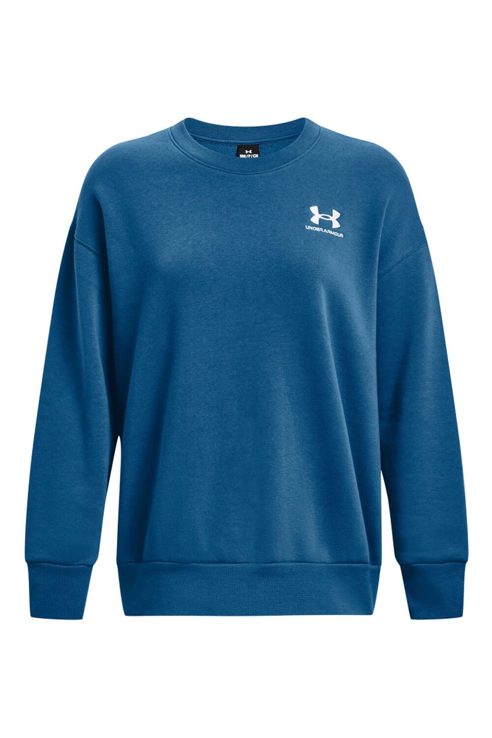 

Флисовая толстовка Essential Os с круглым вырезом в морском стиле Under Armour, синий
