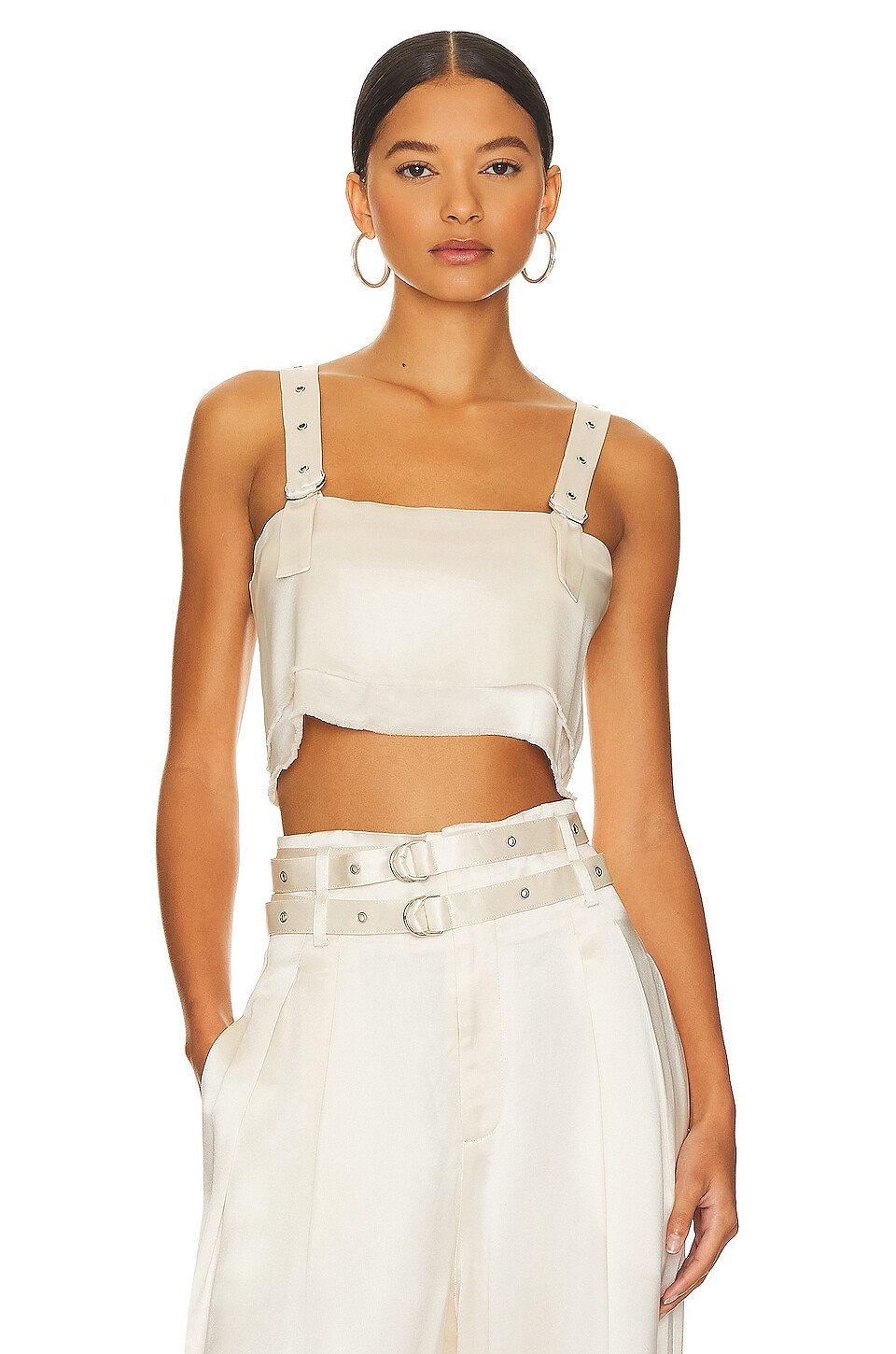 

Топ NONchalant Label Freya Crop, цвет Champagne