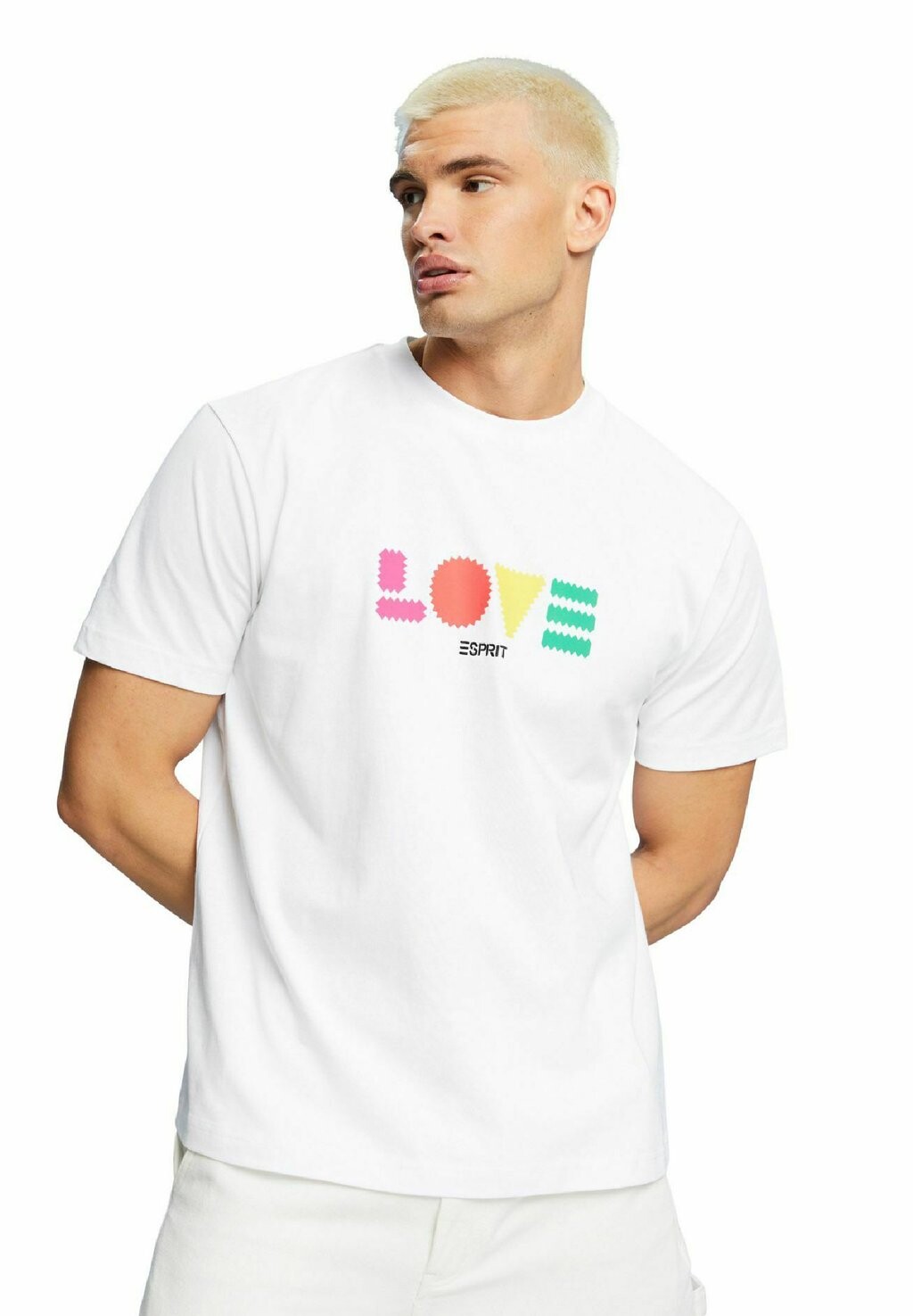 

Футболка с принтом Esprit, белый