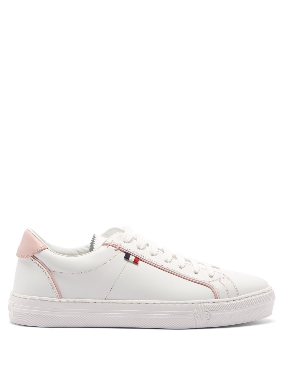 

Кожаные кроссовки alodie Moncler, белый
