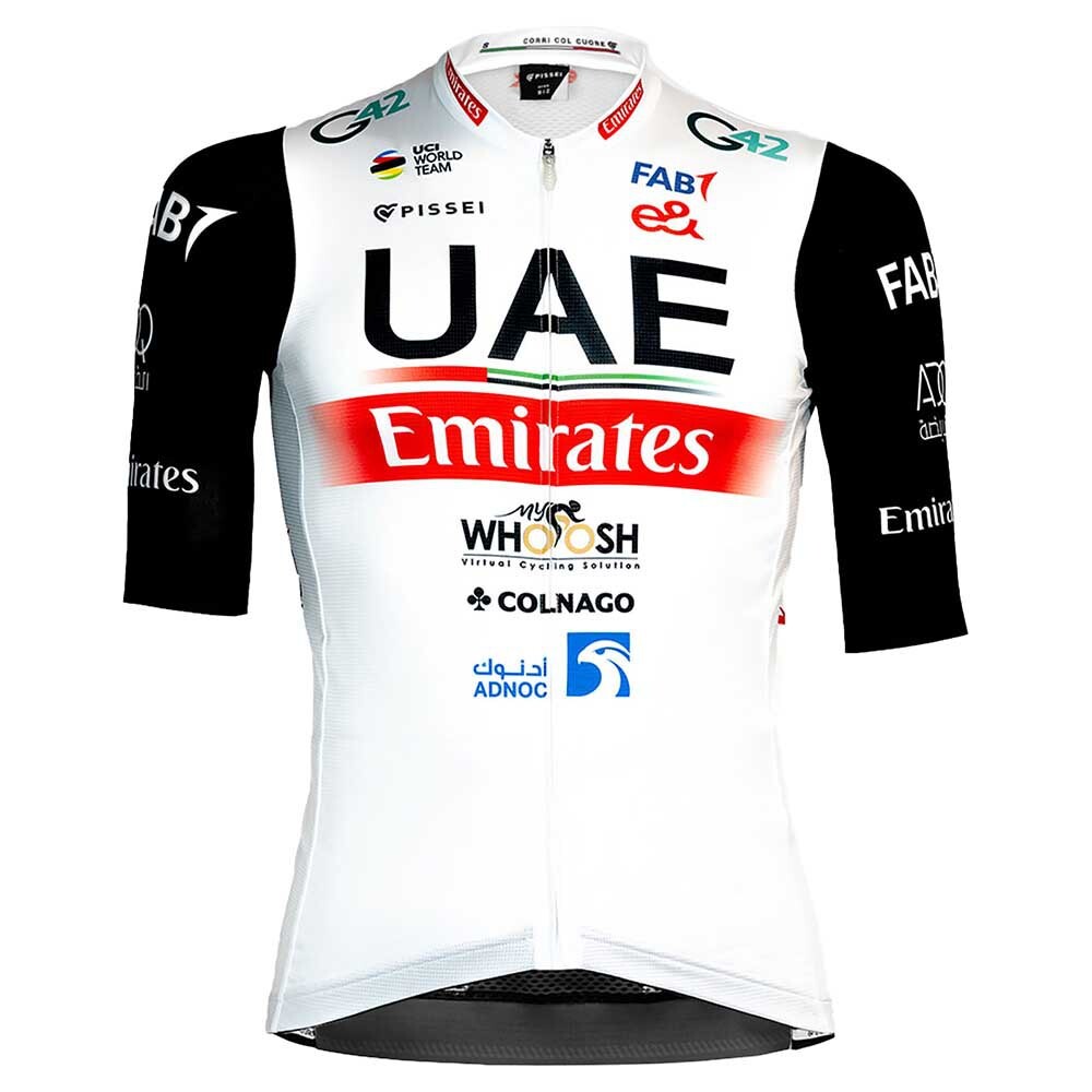 

Джерси с коротким рукавом Pissei UAE Team Emirates 2023 Replica, разноцветный