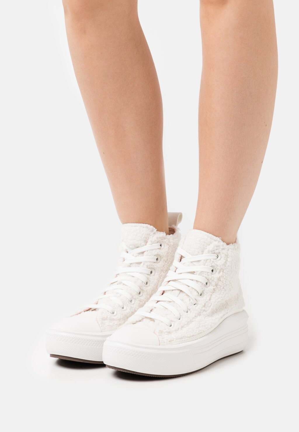 

Высокие кроссовки Converse CHUCK TAYLOR ALL STAR MOVE, цвет egret/dusk pink/vintage white