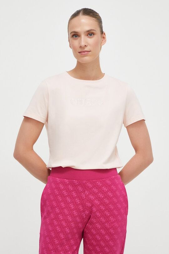 

Футболка Guess, розовый