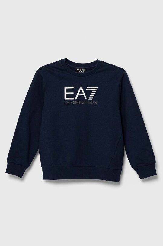 

Детская толстовка EA7 Emporio Armani, темно-синий