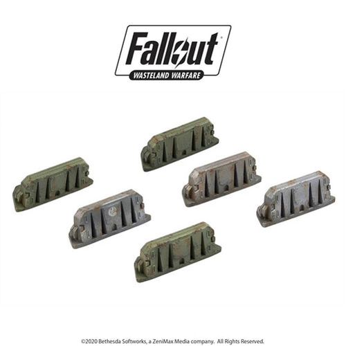 Фигурки Military Barricades | Fallout: Wasteland Warfare Miniatures Bethesda