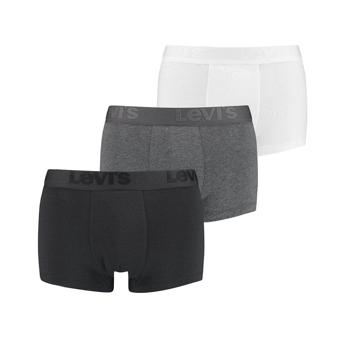 Боксеры Levi´s Boxershort 3 шт, черный цена и фото