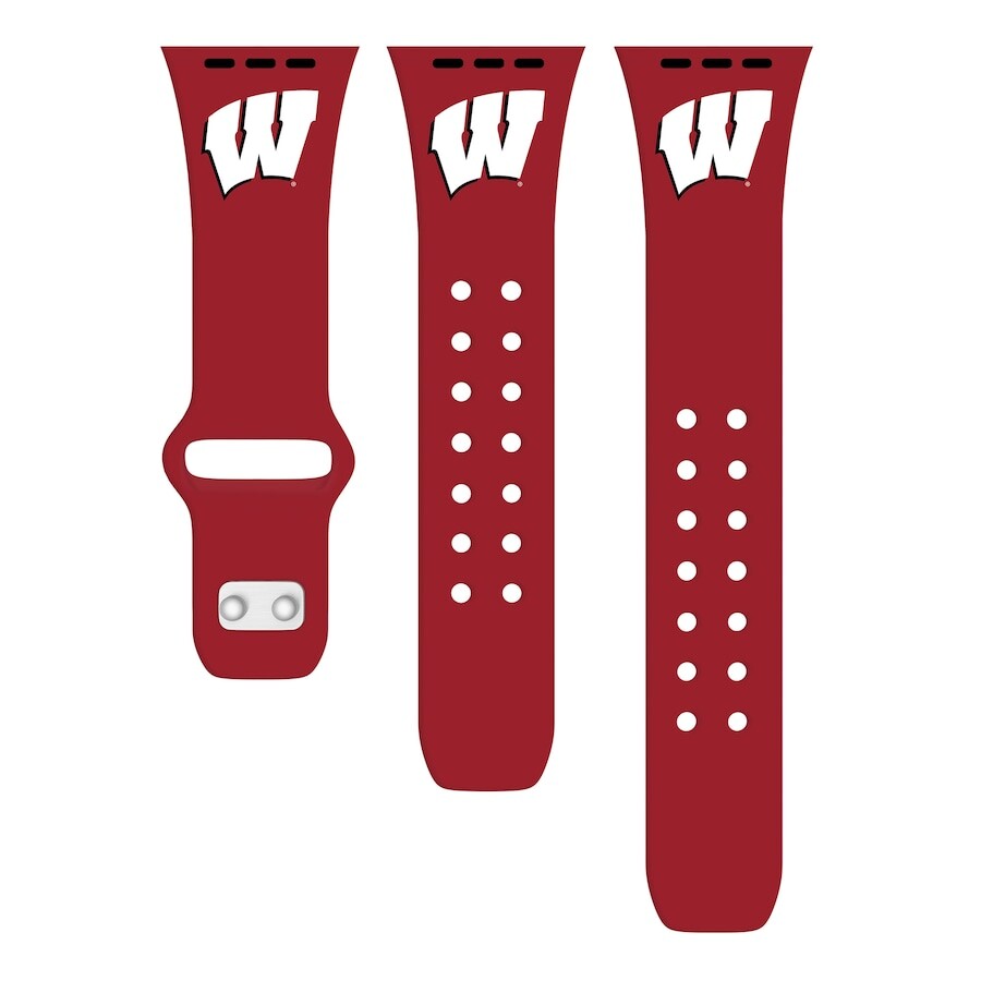 

Ремешок для часов Affinity Bands Wisconsin Badgers, красный
