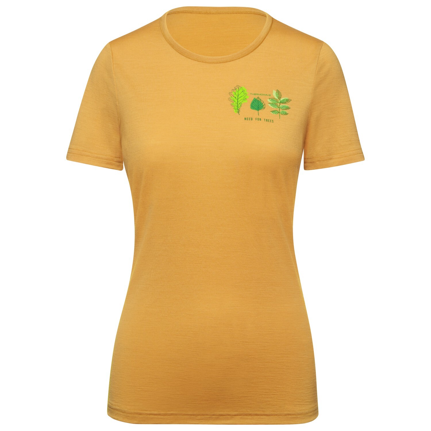 

Рубашка из мериноса Thermowave Women's Merino Life T Shirt Need For Trees, цвет Amber Gold