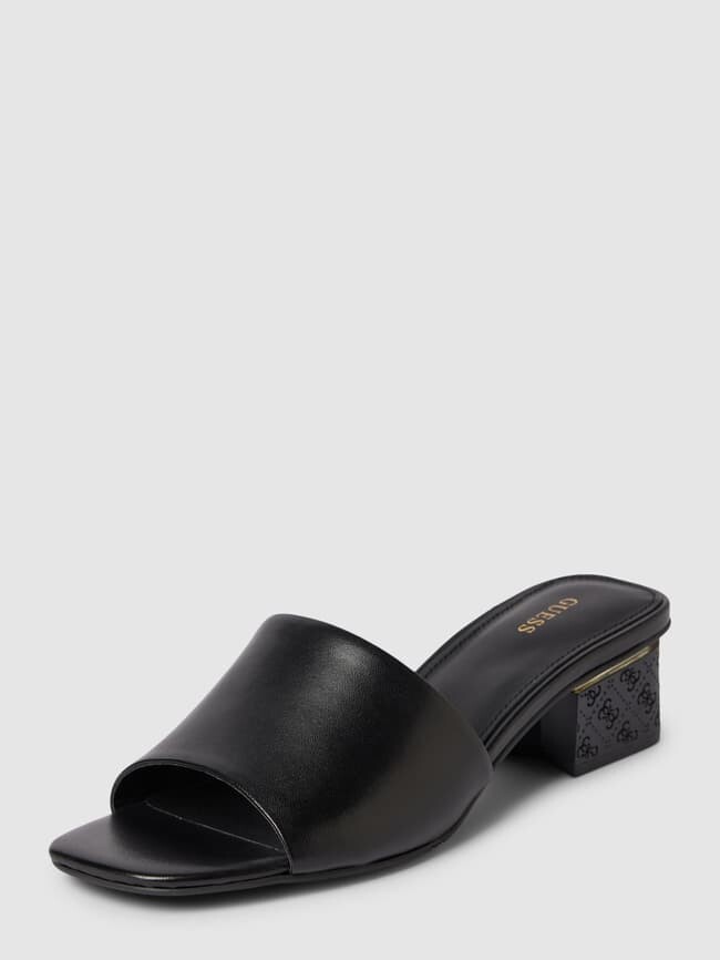 

Мюли из натуральной кожи модель "ЯРА" Guess, черный
